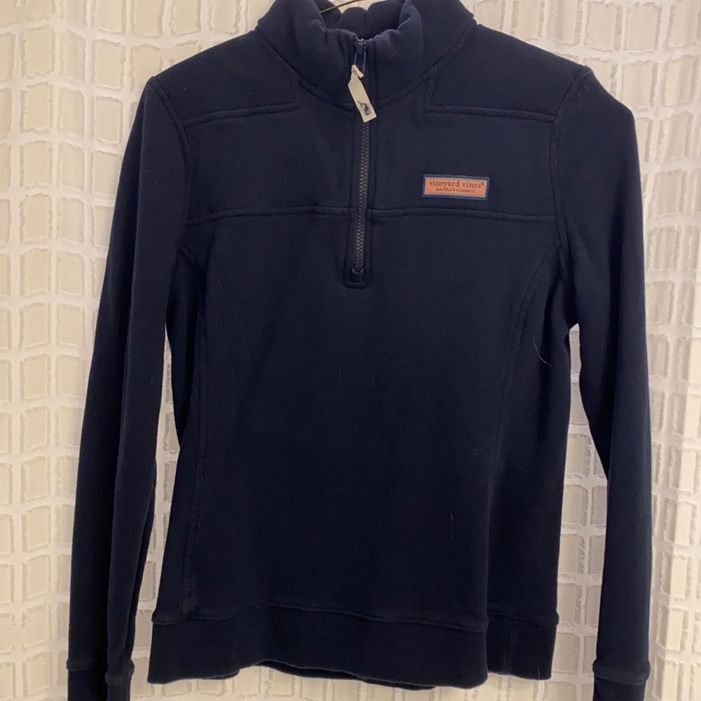 Vineyards vines navy quarter zip